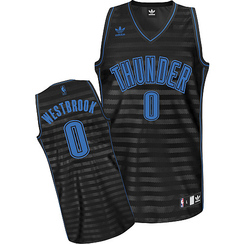 Men's  Thunder #0 Russell Westbrook Groove Fashion Jersey